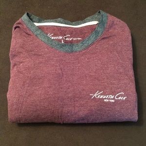 Kenneth Cole Maroon T-Shirt